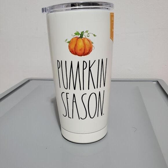 🔥LAST CHANCE🔥 NEW Rae Dunn PUMPKIN SEASON S/S Insulated Tumbler - Picture 1 of 6